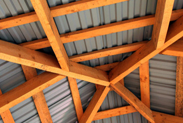 TruCedar Board and Batten steel siding vertical application